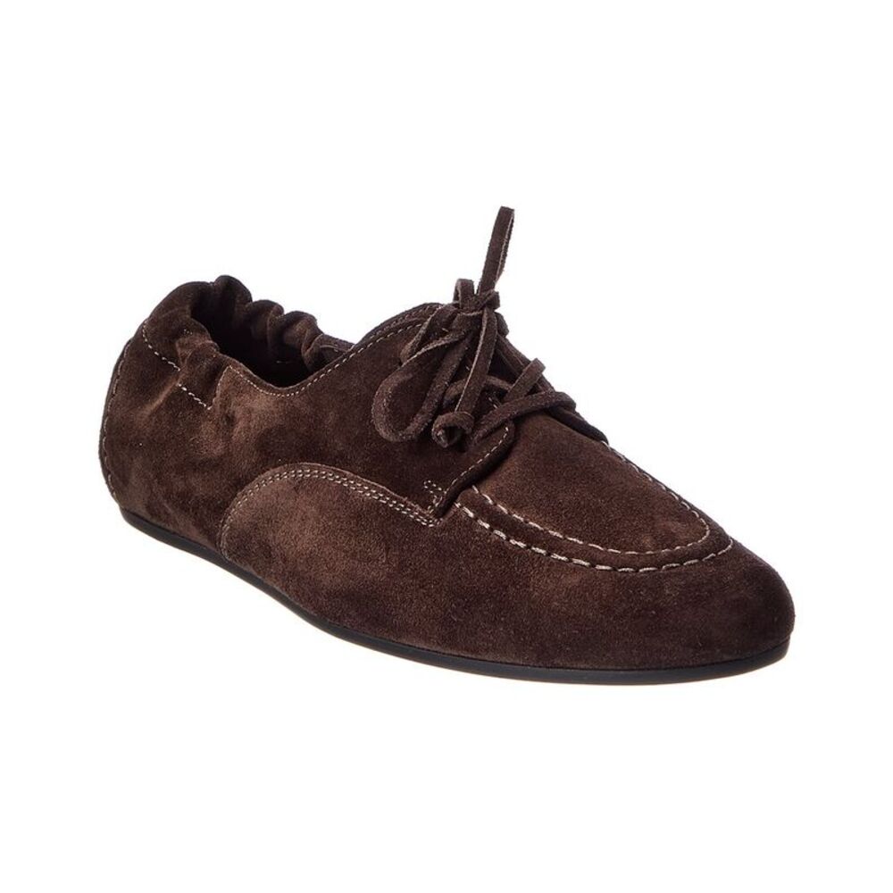 Celine Adam Suede Loafer, Brown